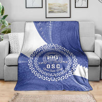 Queen Salote College 100th Anniversary Personalized Blanket Est 1926 Kolisi Fefine Tongan Ngatu Pattern