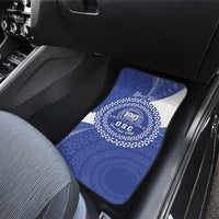 Queen Salote College 100th Anniversary Personalized Car Mats Est 1926 Kolisi Fefine Tongan Ngatu Pattern