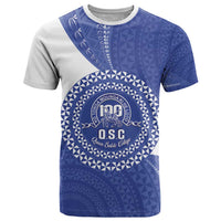 Queen Salote College 100th Anniversary Personalized T Shirt Est 1926 Kolisi Fefine Tongan Ngatu Pattern