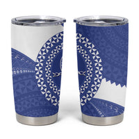 Queen Salote College 100th Anniversary Tumbler Cup Est 1926 Kolisi Fefine Tongan Ngatu Pattern
