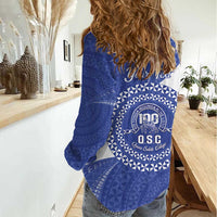 Queen Salote College 100th Anniversary Personalized Women Casual Shirt Est 1926 Kolisi Fefine Tongan Ngatu Pattern