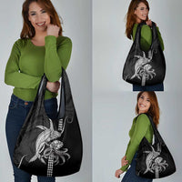Kanaloa Aloha Hawaii Grocery Bag Humpback Whale Octopus Tattoo Kakau Pattern
