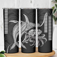 Kanaloa Aloha Hawaii Skinny Tumbler Humpback Whale Octopus Tattoo Kakau Pattern