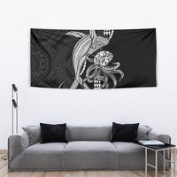 Kanaloa Aloha Hawaii Tapestry Humpback Whale Octopus Tattoo Kakau Pattern