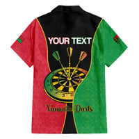 Personalised Vanuatu Darts Family Matching Off Shoulder Maxi Dress and Hawaiian Shirt Happiness Is A Tight Threesome Sand Drawing Art LT14 - Polynesian Pride