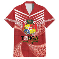 Tonga Darts Hawaiian Shirt Tongan Ngatu Pattern LT14 Red - Polynesian Pride