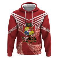Tonga Darts Hoodie Tongan Ngatu Pattern