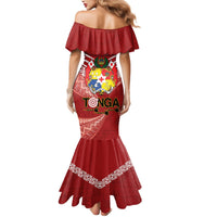Tonga Darts Mermaid Dress Tongan Ngatu Pattern LT14 - Polynesian Pride