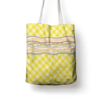 Yellow Palaka Hawaii Leis Elegant Vibes Tote Bag
