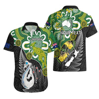 Personalised New Zealand And Australia Hawaiian Shirt Aboriginal Mix Aotearoa Maori Unique Style LT14 - Polynesian Pride