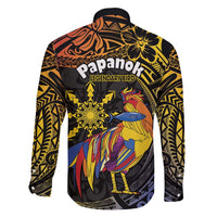 Philippines Sarimanok Family Matching Mermaid Dress and Hawaiian Shirt Papanok Legendary Bird Okir Polynesian Pattern LT14 - Polynesian Pride
