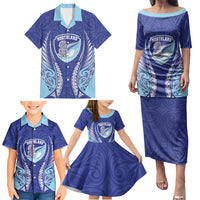 Northland 2026 Rugby Custom Family Matching Puletasi and Hawaiian Shirt NZ Maori Silver Fern LT14 - Polynesian Pride