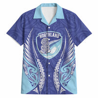Northland 2026 Rugby Custom Hawaiian Shirt NZ Maori Silver Fern LT14 Blue - Polynesian Pride
