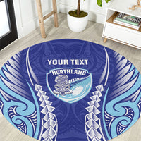 Northland 2026 Rugby Custom Round Carpet NZ Maori Silver Fern
