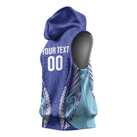 Northland 2026 Rugby Custom Sleeveless Hoodie NZ Maori Silver Fern LT14 - Polynesian Pride