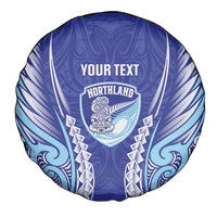 Northland 2026 Rugby Custom Spare Tire Cover NZ Maori Silver Fern LT14 - Polynesian Pride