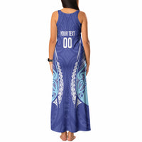 Northland 2026 Rugby Custom Tank Maxi Dress NZ Maori Silver Fern LT14 - Polynesian Pride