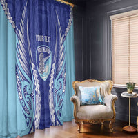 Northland 2026 Rugby Custom Window Curtain NZ Maori Silver Fern LT14 - Polynesian Pride