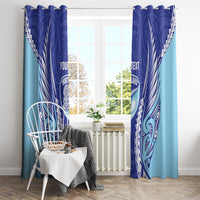 Northland 2026 Rugby Custom Window Curtain NZ Maori Silver Fern LT14 - Polynesian Pride