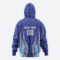 Northland 2026 Rugby Custom Zip Hoodie NZ Maori Silver Fern
