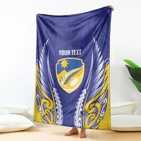 Otago 2026 Rugby Custom Blanket NZ Maori Silver Fern LT14 - Polynesian Pride