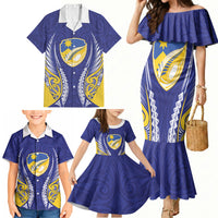 Otago 2026 Rugby Custom Family Matching Mermaid Dress and Hawaiian Shirt NZ Maori Silver Fern LT14 - Polynesian Pride