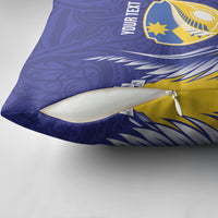 Otago 2026 Rugby Custom Pillow Cover NZ Maori Silver Fern LT14 - Polynesian Pride