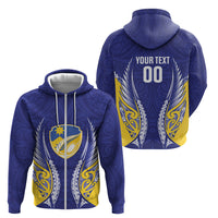 Otago 2026 Rugby Custom Zip Hoodie NZ Maori Silver Fern LT14 - Polynesian Pride