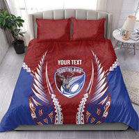 Southland 2026 Rugby Custom Bedding Set NZ Maori Silver Fern