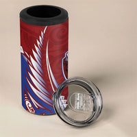 Southland 2026 Rugby Custom 4 in 1 Can Cooler Tumbler NZ Maori Silver Fern LT14 - Polynesian Pride