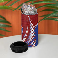 Southland 2026 Rugby Custom 4 in 1 Can Cooler Tumbler NZ Maori Silver Fern LT14 - Polynesian Pride