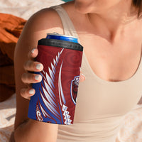 Southland 2026 Rugby Custom 4 in 1 Can Cooler Tumbler NZ Maori Silver Fern LT14 - Polynesian Pride