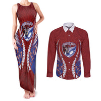 Southland 2026 Rugby Custom Couples Matching Tank Maxi Dress and Long Sleeve Button Shirt NZ Maori Silver Fern