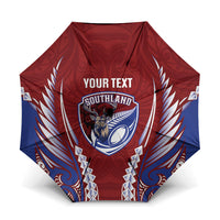 Southland 2026 Rugby Custom Umbrella NZ Maori Silver Fern