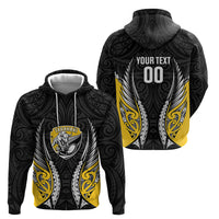 Taranaki 2026 Rugby Custom Hoodie NZ Maori Silver Fern