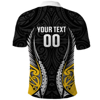 Taranaki 2026 Rugby Custom Polo Shirt NZ Maori Silver Fern LT14 - Polynesian Pride