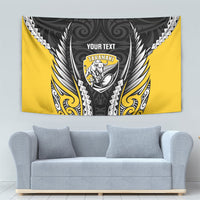 Taranaki 2026 Rugby Custom Tapestry NZ Maori Silver Fern LT14 - Polynesian Pride