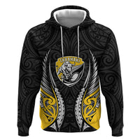 Taranaki 2026 Rugby Custom Zip Hoodie NZ Maori Silver Fern