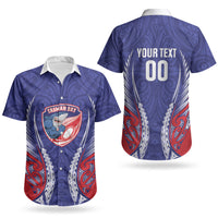 Tasman Bay 2026 Rugby Custom Couples Matching Mermaid Dress and Hawaiian Shirt NZ Maori Silver Fern LT14 - Polynesian Pride