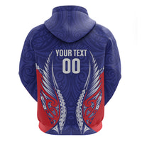 Tasman Bay 2026 Rugby Custom Hoodie NZ Maori Silver Fern LT14 - Polynesian Pride