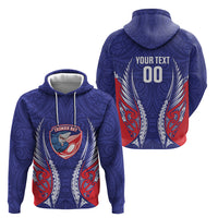 Tasman Bay 2026 Rugby Custom Hoodie NZ Maori Silver Fern LT14 - Polynesian Pride