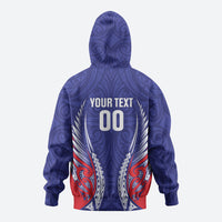 Tasman Bay 2026 Rugby Custom Hoodie NZ Maori Silver Fern LT14 - Polynesian Pride