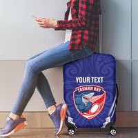 Tasman Bay 2026 Rugby Custom Luggage Cover NZ Maori Silver Fern LT14 - Polynesian Pride