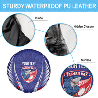 Tasman Bay 2026 Rugby Custom Spare Tire Cover NZ Maori Silver Fern LT14 - Polynesian Pride