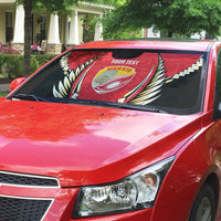 Waikato 2026 Rugby Custom Auto Sun Shade NZ Maori Silver Fern