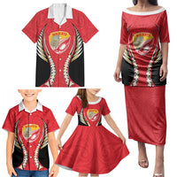 Waikato 2026 Rugby Custom Family Matching Puletasi and Hawaiian Shirt NZ Maori Silver Fern LT14 - Polynesian Pride