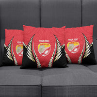 Waikato 2026 Rugby Custom Pillow Cover NZ Maori Silver Fern LT14 - Polynesian Pride