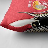 Waikato 2026 Rugby Custom Pillow Cover NZ Maori Silver Fern LT14 - Polynesian Pride