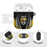 Wellington 2026 Rugby Custom AirPods Case NZ Maori Silver Fern LT14 - Polynesian Pride