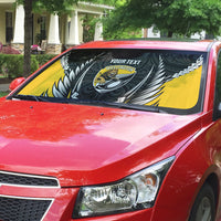 Wellington 2026 Rugby Custom Auto Sun Shade NZ Maori Silver Fern LT14 - Polynesian Pride